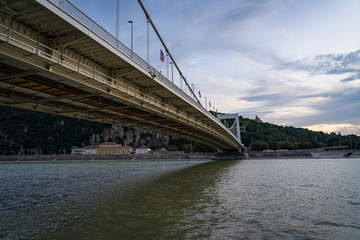 Elisabeth Bridge in Budapest, Hungary.