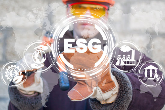 ESG Concept. Criteria Environmental Social And Corporate Governance In Sustainable Ethical Business And Industry.