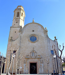 Iglesia de San Maria y San Nicolau en Calella Barcelona España