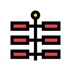 Fototapeta premium china new year related firecrackers vector with editable stroke