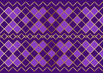 Elegant luxury pattern in traditional Mardi Gras holiday colors. Perfect to decorating clothes for carnival and up any room home, that needs a little color touch.