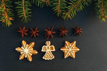 Christmas cookies decoration.