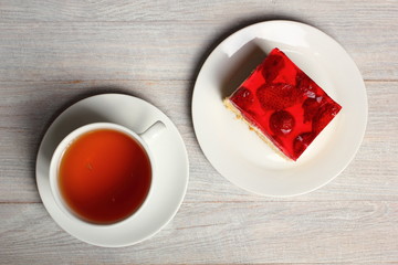 Strawberry Jelly Cake
