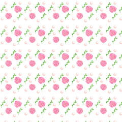 Background  pink rose and  beige pearl