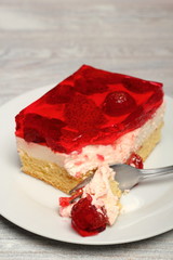 Strawberry Jelly Cake
