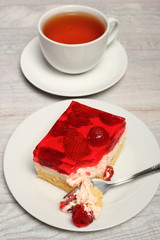 Strawberry Jelly Cake