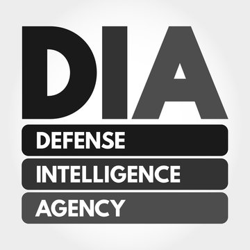 DIA - Defense Intelligence Agency acronym, concept background