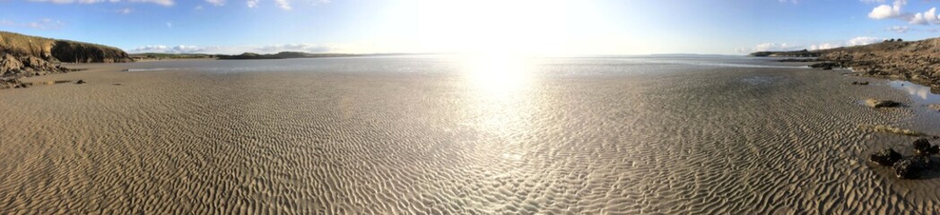 Anse de kervijen à Saint-Anne-La-Palud en Bretagne Finistère Cornouailles