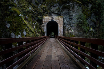 Fototapeta na wymiar The tunnels