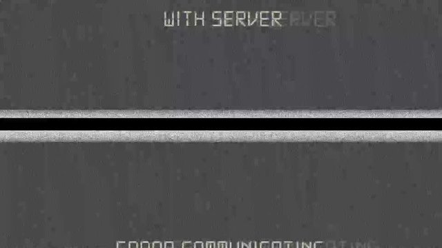 Computer Error Text Message Bad Glitch Effect/ Animation of a communication computer error message with digital text blinking and dirty glitch and twitch effect