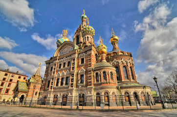 Fototapeta na wymiar The Church of the Savior on Spilled Blood in Saint Petersburg, Russia.