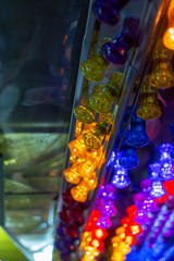 Bumper car thrill ride ceiling