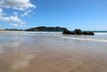 Hot Water Beach. Coromandel Halbinsel. Neuseeland
