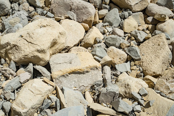 Full frame take of volcanic rocks
