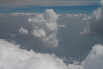 background ofblue sky with clouds