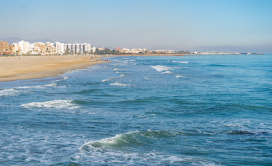 Fototapeta na wymiar Coast of the Puerto De Sagunto