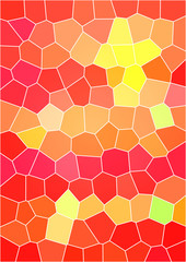 Geographic Stained Glass Effect Background Illustration Design 