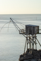 pêcherie pêche au carrelet côte de jade pornic loire atlantique france 