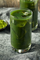 Homemade Iced Matcha Drink