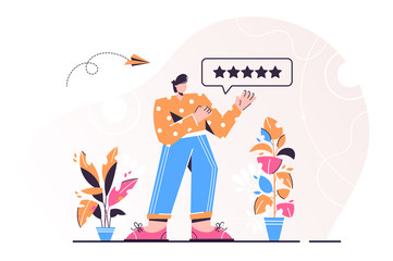 Vector flat illustration concept 