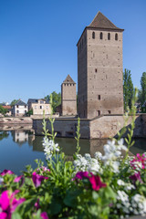 Fototapeta na wymiar Ponts couverts in Straßburg, Frankreich