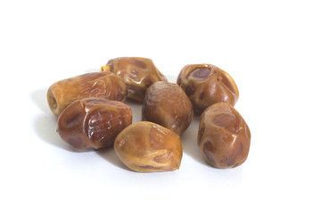 dates isolated on white background