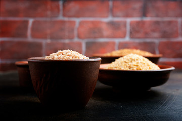 rice in bowls