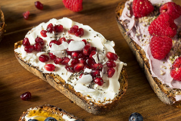 Homemade Sweet Gourmet Breakfast Toasts