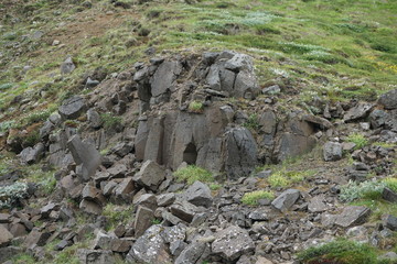 Felslandschaft auf Island