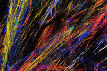 colorfully abstract fractal image