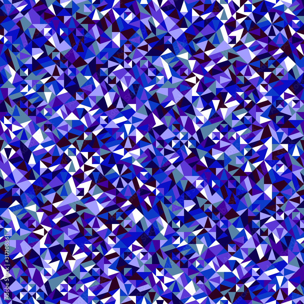 Poster geometrical mosaic triangle pattern background - abstract vector design from triangles