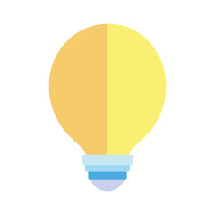 light bulb energy power ecology icon