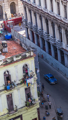 Fototapeta na wymiar Looking down on Havana