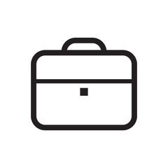 Suitcase icon vector symbol