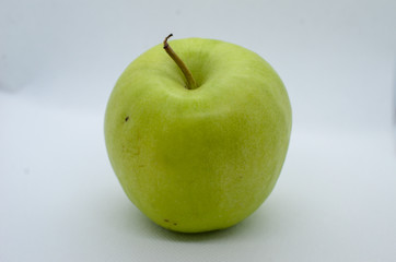 green apple isolated on white background