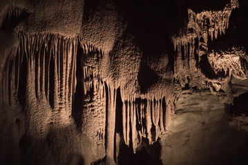Stalactite rock formation in Mammoth Cave National Park