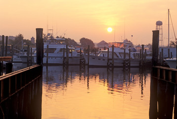 Sunrise at Mystic Seaport, Connecticut
