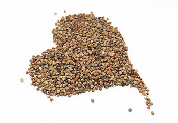 Buckwheat. Heart. Porridge. Diet. Protein. Vegetarianism. Buckwheat grain. Benefit. Vitamins