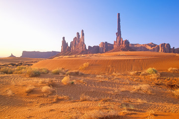Monument Valley Tribal Park At Sunrise, Arizona