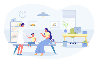 Child Examination at Pediatrician Appointment