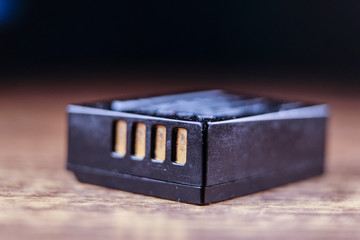 The image of a accumulator close up