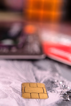 The image of credit cards close up