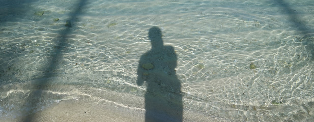 man on the beach