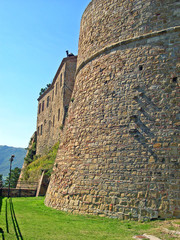Italy, Marche, Camerino, 16 century castle Rocca dei Borgia.