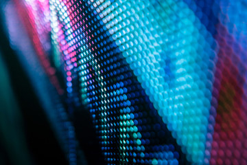 CloseUp LED blurred screen. LED soft focus background. abstract background ideal for design.
