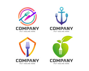 food logo template for company