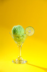 Lemon ice cream