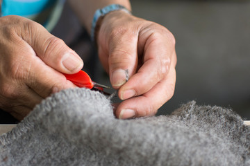 Obraz premium Weaving Working Hands of Colombia