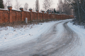 Obraz premium Skitouring in Beskydy mountains