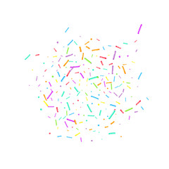 Sprinkles grainy. Cupcake donuts, dessert, party